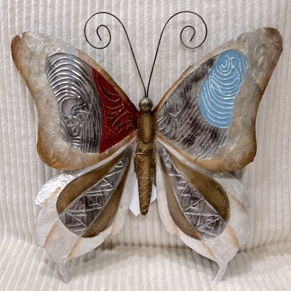 Handmade Metal Butterfly Wall Art - Picture 6 of 6
